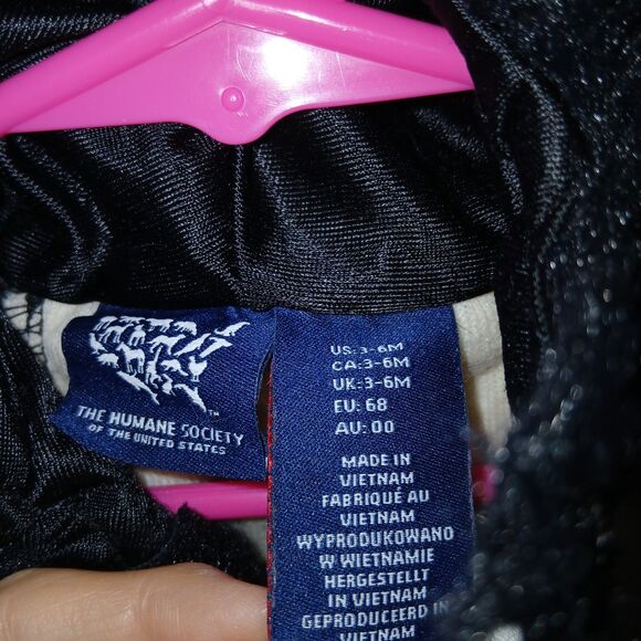 Lil Stinker Infant Skunk Costume The Humane Society Hood Bodysuit Baby  3-6 mo - Picture 7 of 7